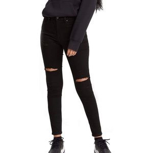 Levi Jeans - Black Ripped Skinny Jeans “High Rise Skinny”